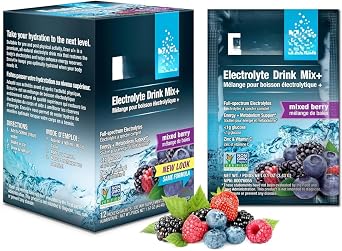 Sp0rt Electr0lyte Drink Mix, Ene3rgy & Me3tab0lism Supp0rt, Mixed Berry - 12 Sachets