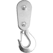 Pissente Snatch Block 2 Ton Pulley Hook Heavy Duty Wire Rope Hoist