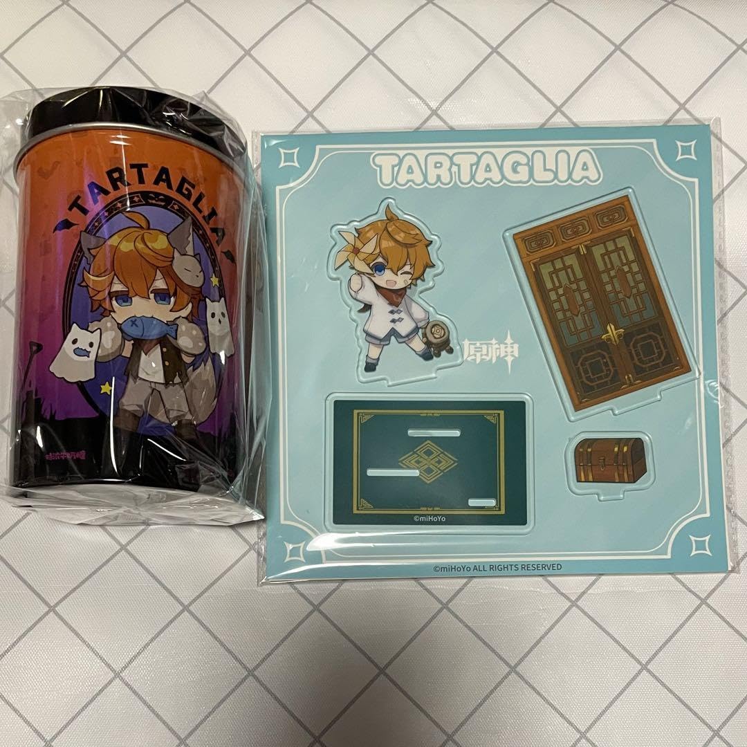 Amazon.co.jp: 原神 タルタリヤ ハロウィン 缶ケース カード アクスタ