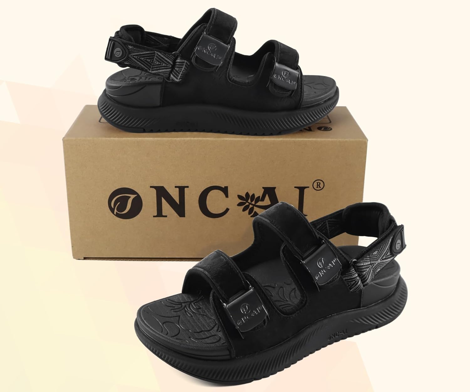 ONCAI Orthopedic Women Sandals with Arch Support Comfort Casual Sport Platform Recovery Hiking Sandals for Laides Water Summer Vacation Shoes Thick Outdoor Adjustable Strap Size 6-12 - Image 6