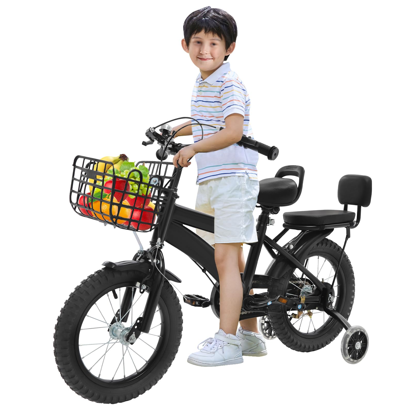 Volare Ashley Kinderfiets - Meisjes - 14 inch - Roze