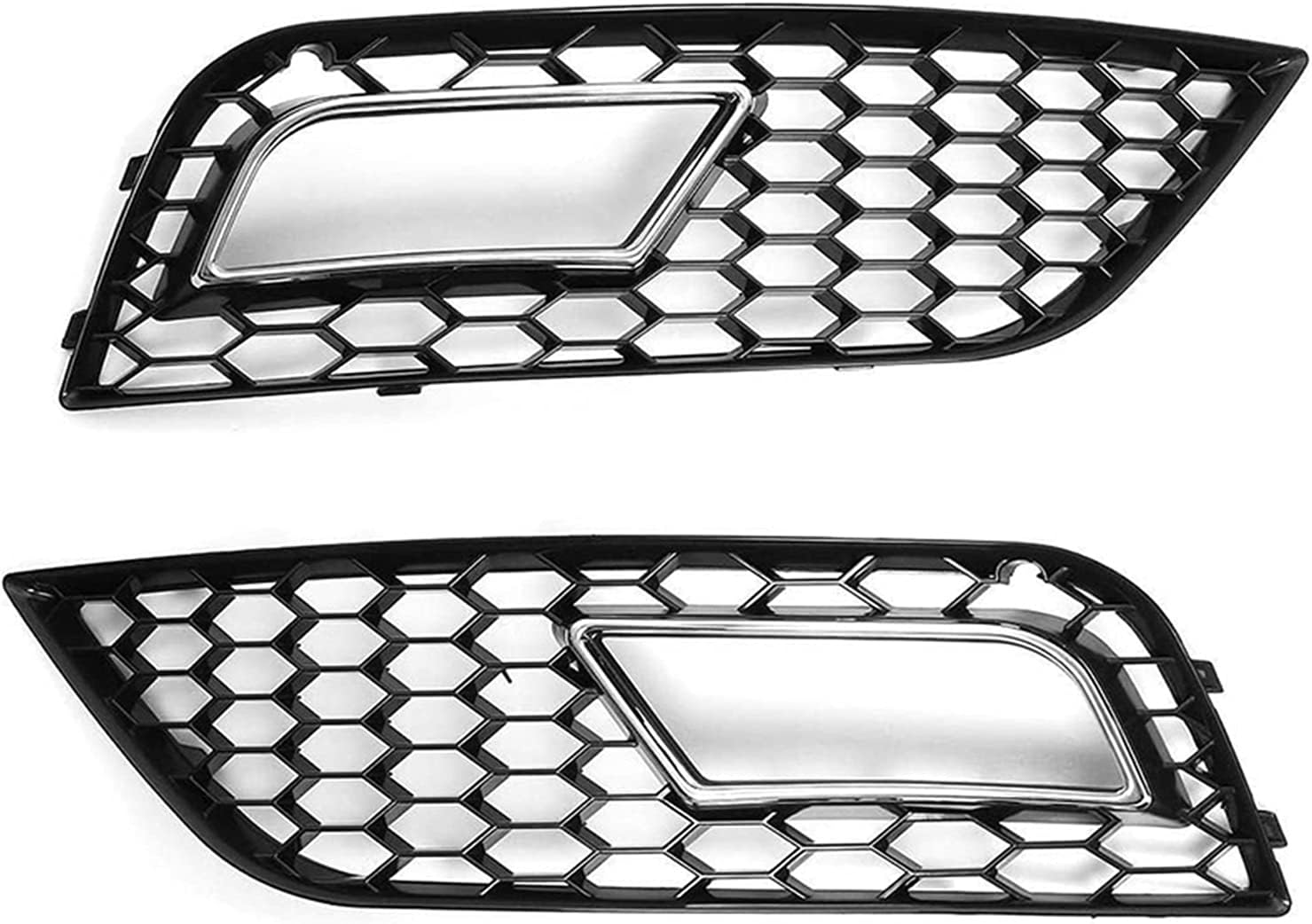 バンパー 2倍のrs4スタイルフロントバンパーローグリルフォグライトグリルフィット B8 車の交換部品 13 16 期間限定の激安セール 5