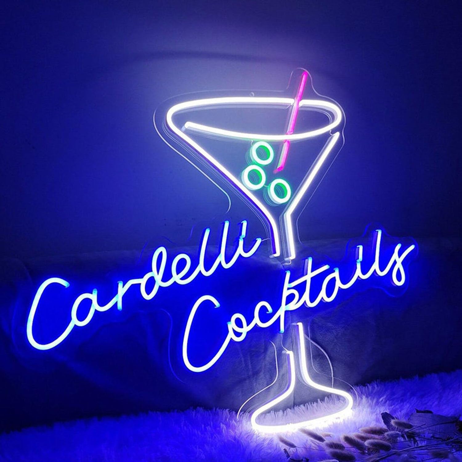 Custom LED Neon Signs, Personalized Large Led Neon Lights Sign Customizable for Wedding Birthday Party Bedroom Bar Business Salon Shop Name Logo Neon Sign Lights