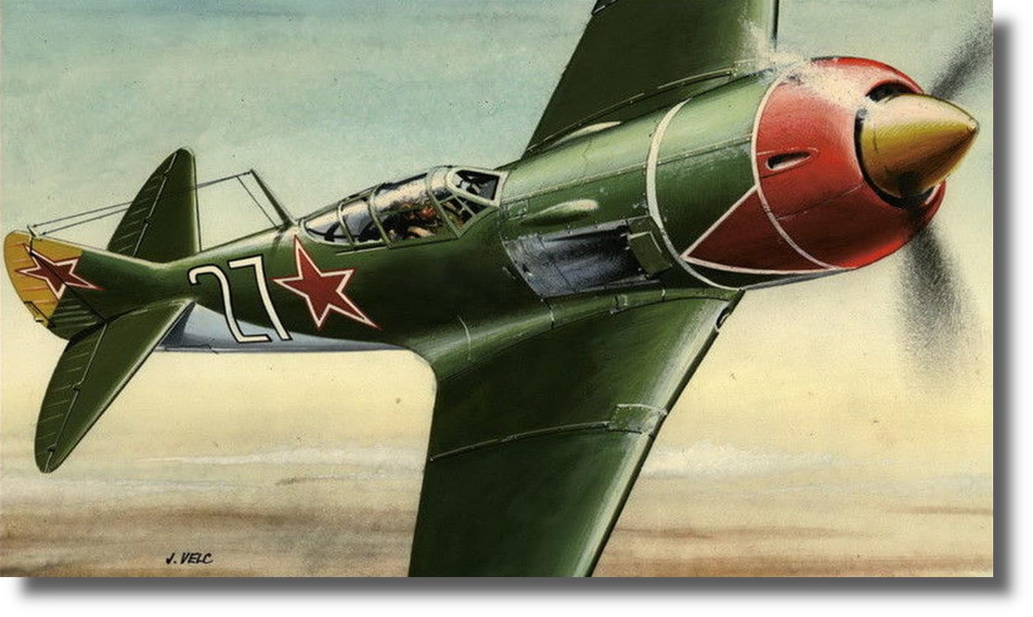 Amazon | セマー 1/72 ソ連 ラボーチキン La-7 戦闘機 プラモデル