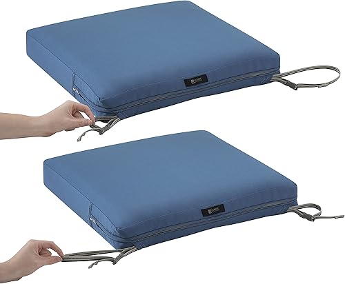 Miniatura 9 de Classic Accessories Ravenna - Funda de cojín, Azul (Empire Blue)