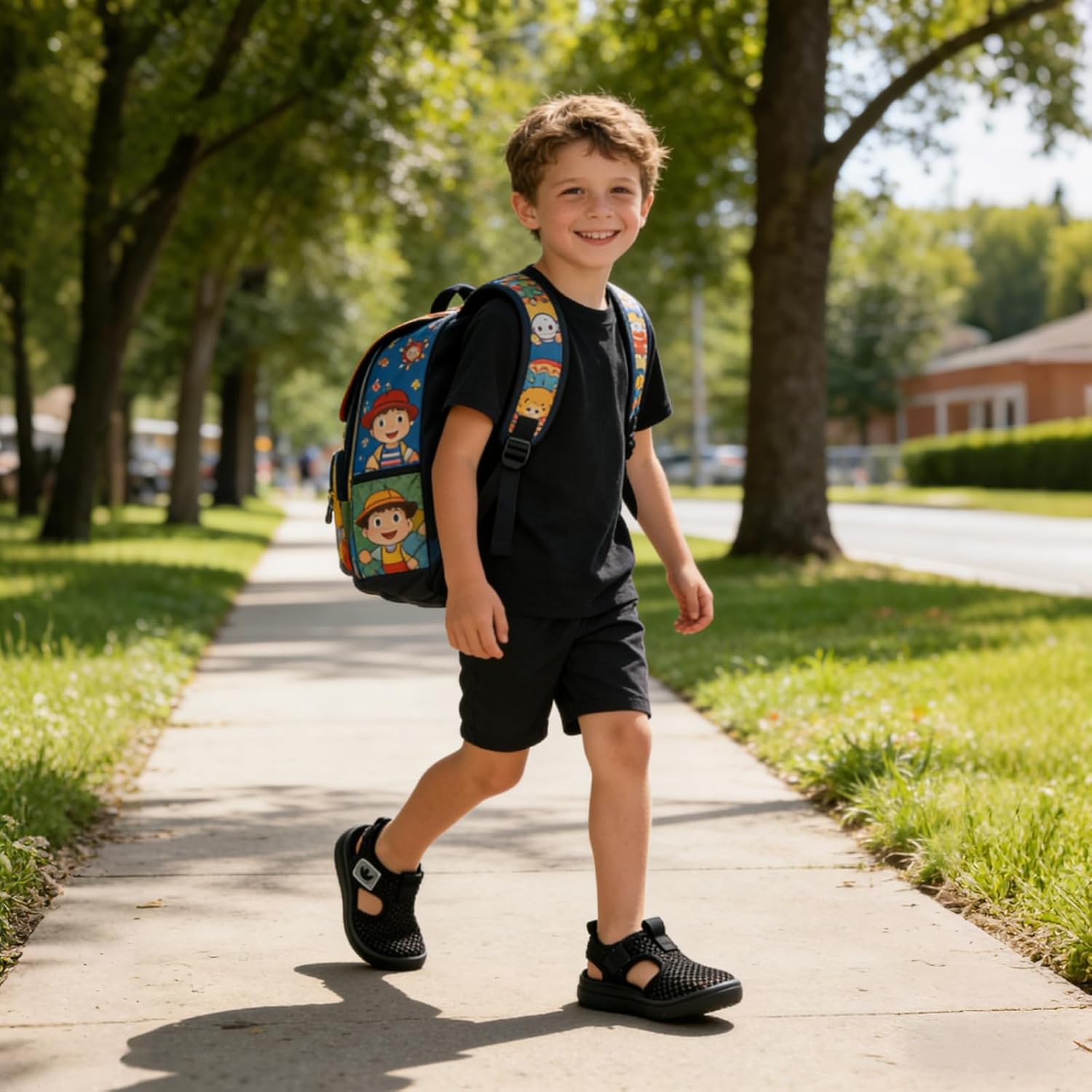 FEETCITY Toddler Sandals Boys Girls Kids Water Sandals Toddler Walking Sneakers Barefoot Summer Beach Pool Shoes - Image 2