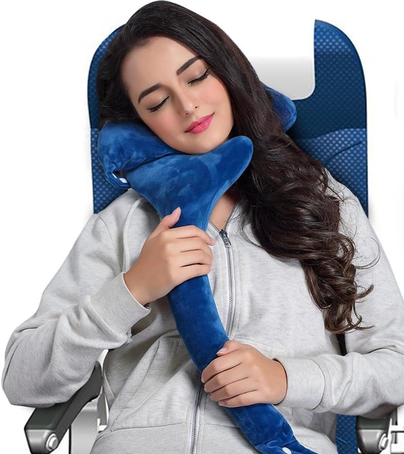 Travel Pillow, Dark Blue