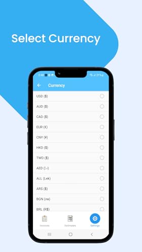 Invoice maker, Estimates