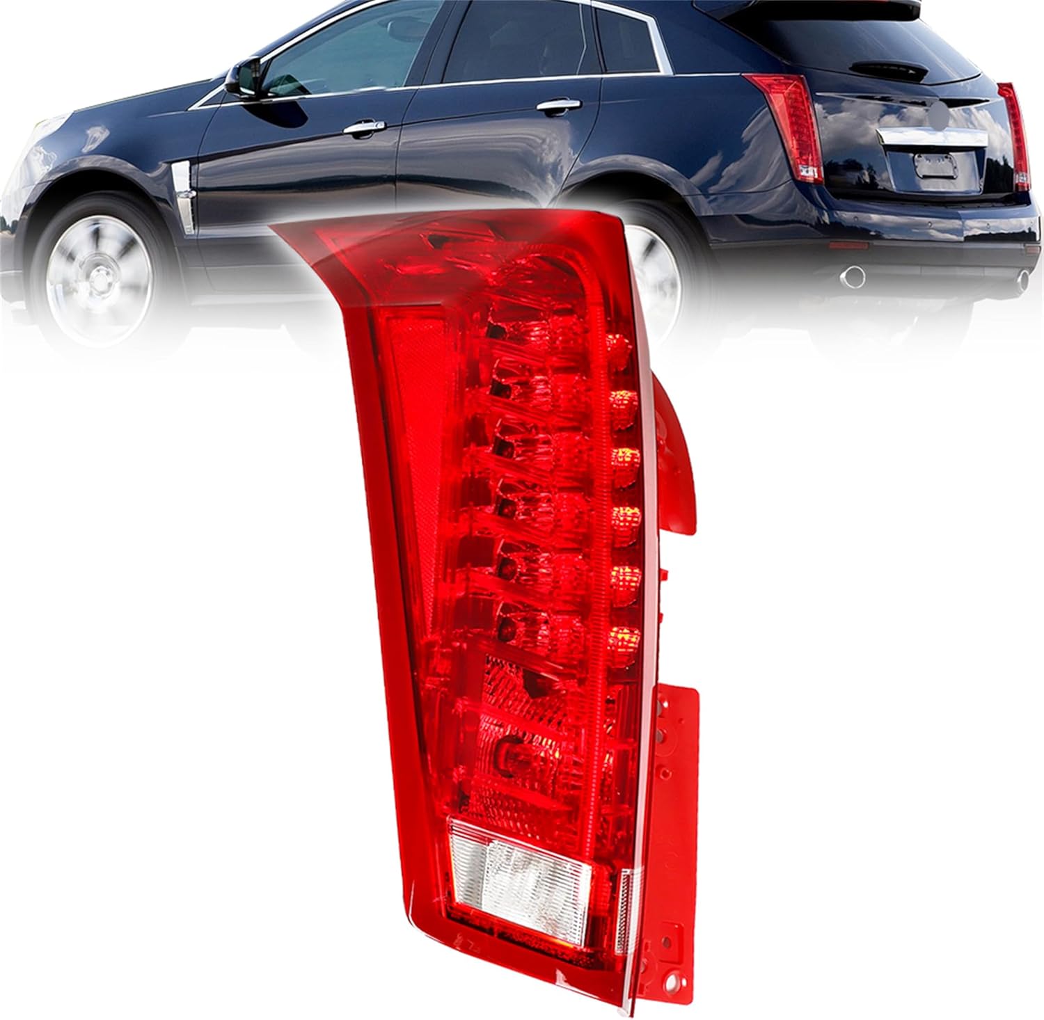 Driver Left Side Tail Light Assembly Replacement for SRX 2010 2011 2012 2013 2014 2015 2016 Tail Lamp Assembly Replacement for GM2800255