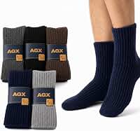 Kit Meia Masculina de Lã Cano Médio 3, 6 0u 12 pares Conforto Térmico, Maciez e Aquecimento para o Inverno (12)