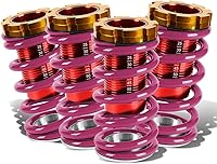 Vista 8 de DNA MOTORING Kit de 4 Fundas Coilover de Suspensión Compatible con 88-00 Civic / 93-97 Civic Del Sol / 88-91 CRX / 90-01 Integra, Negro