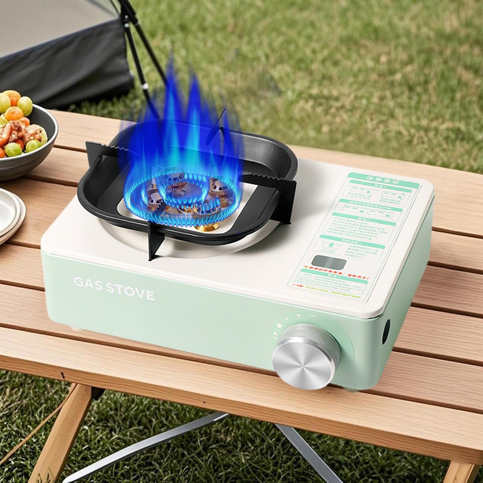 Pentole per campeggio Accessorio Da Cucina Leggero | Fornello Bruciatore Esterno Escursionismo grigliate tailgating viaggi camper gite backpacking e uso all'aria aperta