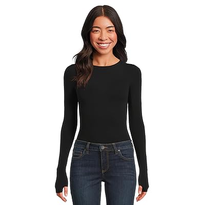 Commando Ballet Long Sleeve Bodysuit w/ Thumbholes Women