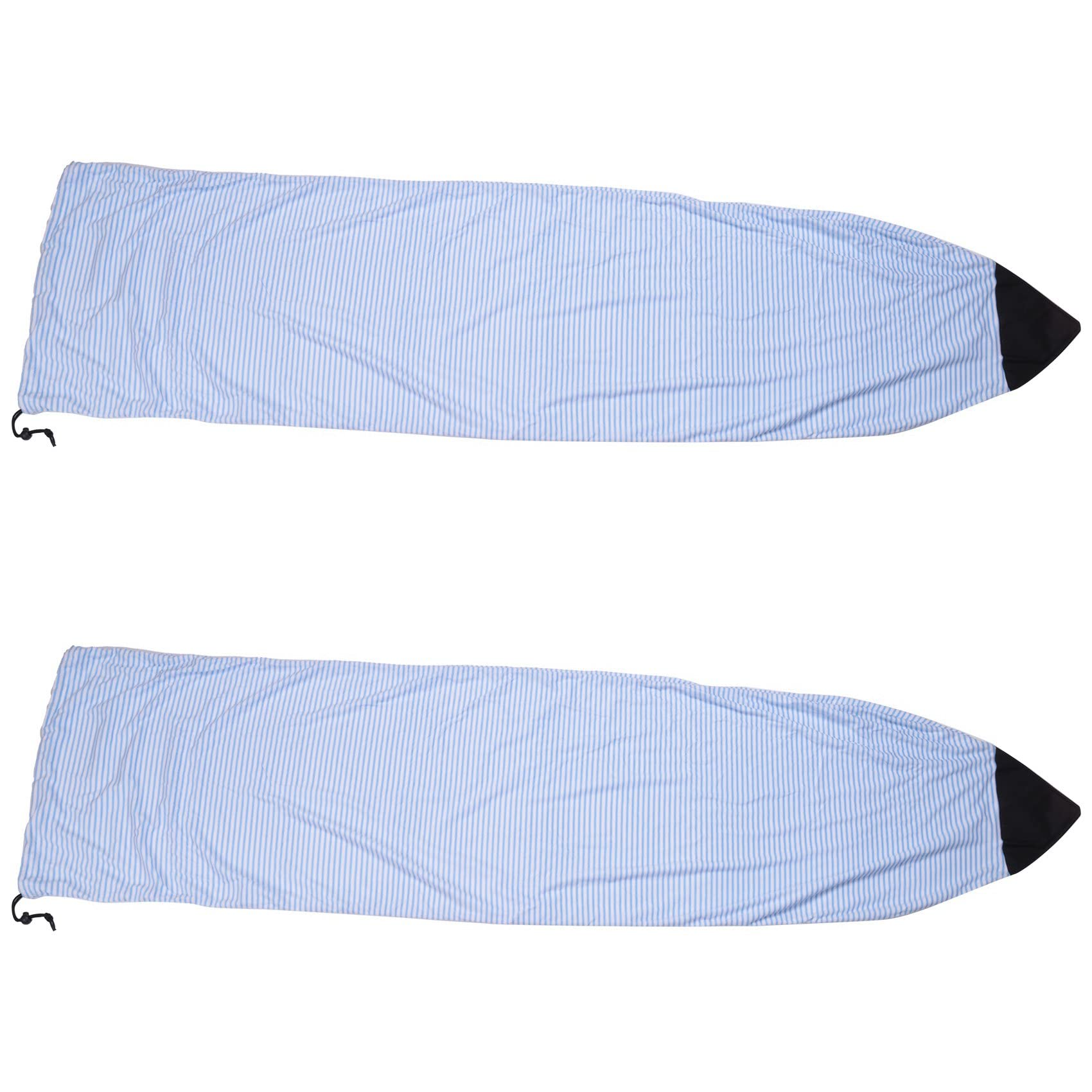 pintoc 2 Fundas para de Tabla de Surf, 6 pies, Rayas Azules y Blancas, Bolsa Protectora
