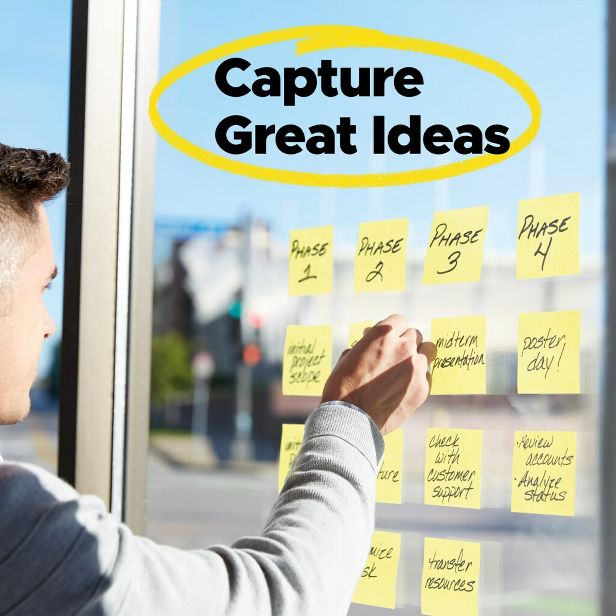 Post it Super Sticky Pop up Notes, 3'' x 3'', Canary Yellow, Pack of 16 Pads