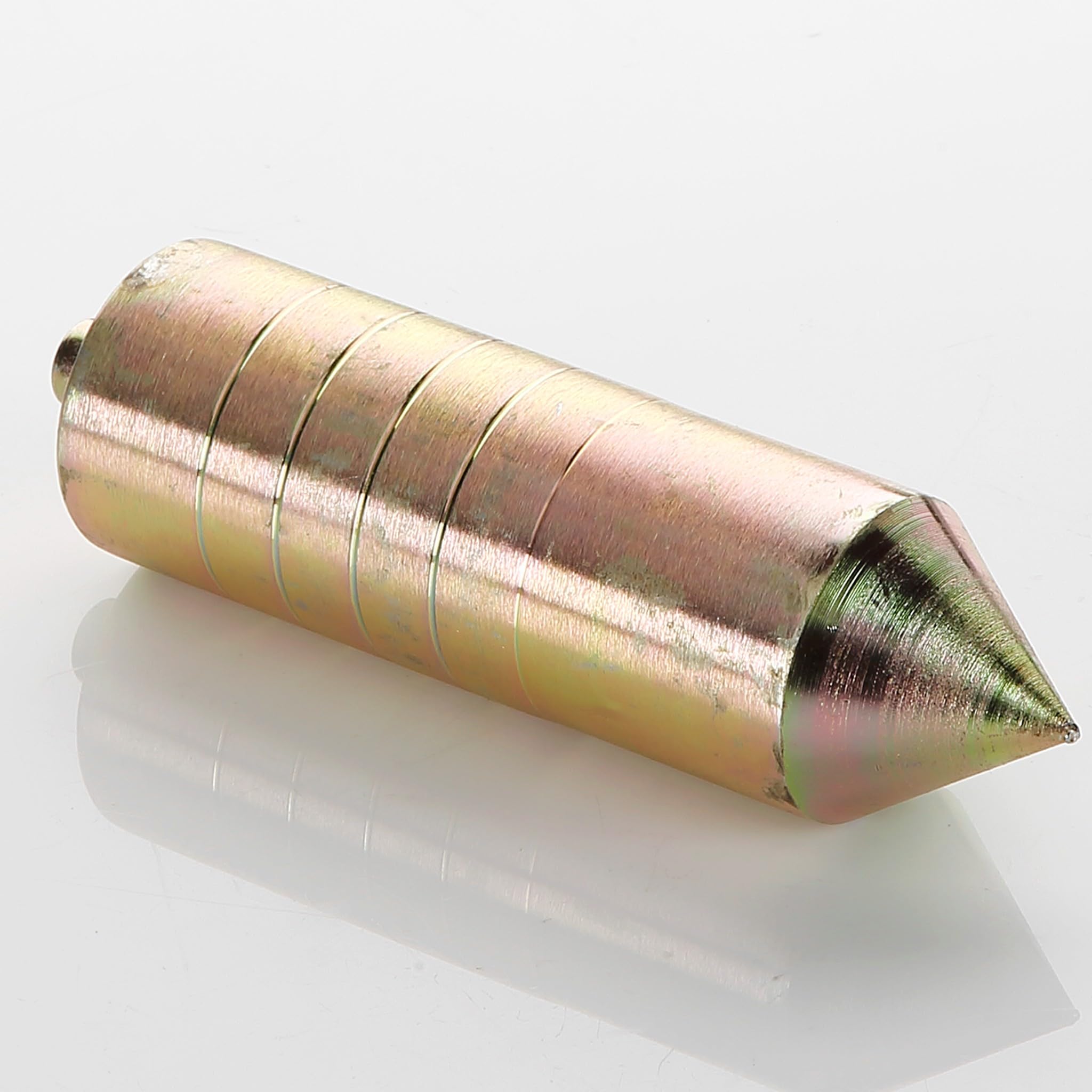 Bricoloco Plomada de albañil de acero tratamiento zinc anticorrosión con cuerda de nylon para trabajos de construcción, metalurgia, carpintería. Nuez de hierro (3000, Gramos)