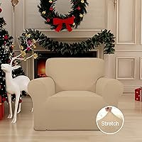 Vista 669 de Easy-Going - Funda elástica para sofá, 1 pieza, protector de muebles, suave, con parte inferior elástica, para niños, tela de jacquard de poliéster