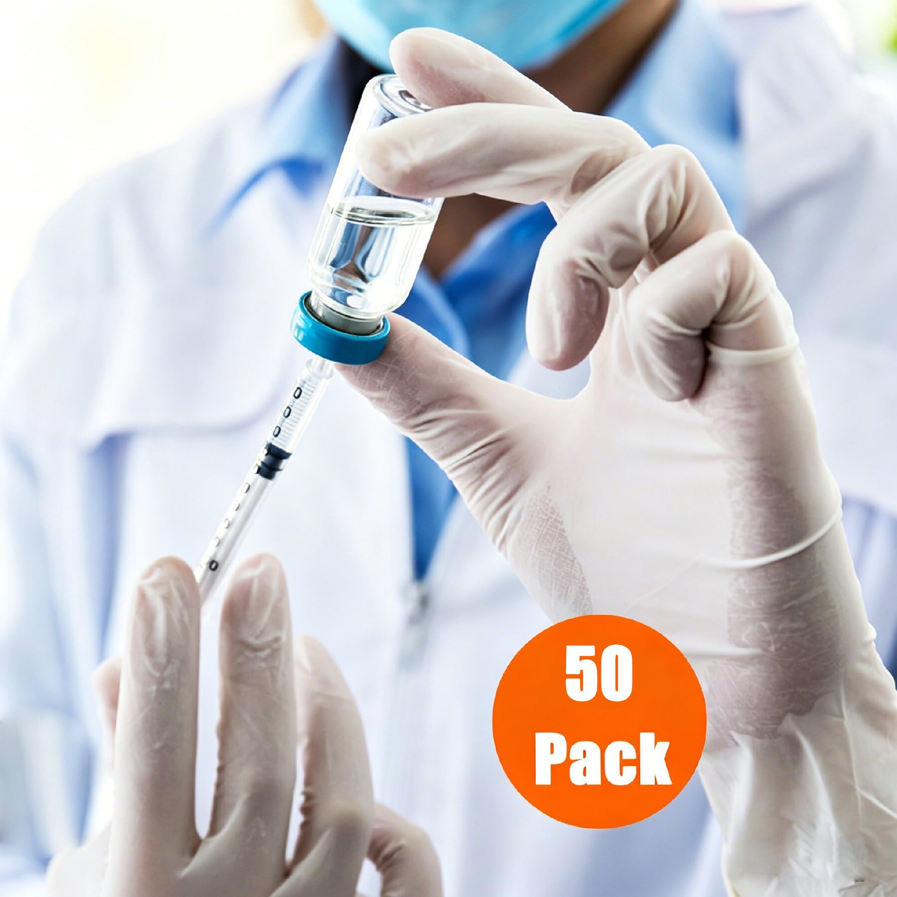 Lab Syringes - 50 Pack 0.5ml 31G -6