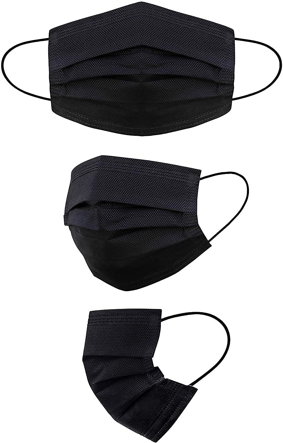 WELLSTAR Unisex Non-Woven 25GSM Fabric 3 layer nose clip surgical disposable surgical Face mask Without Valve Pack of 25 Black (B09FPPDT2G) Amazon Price History, Amazon Price Tracker