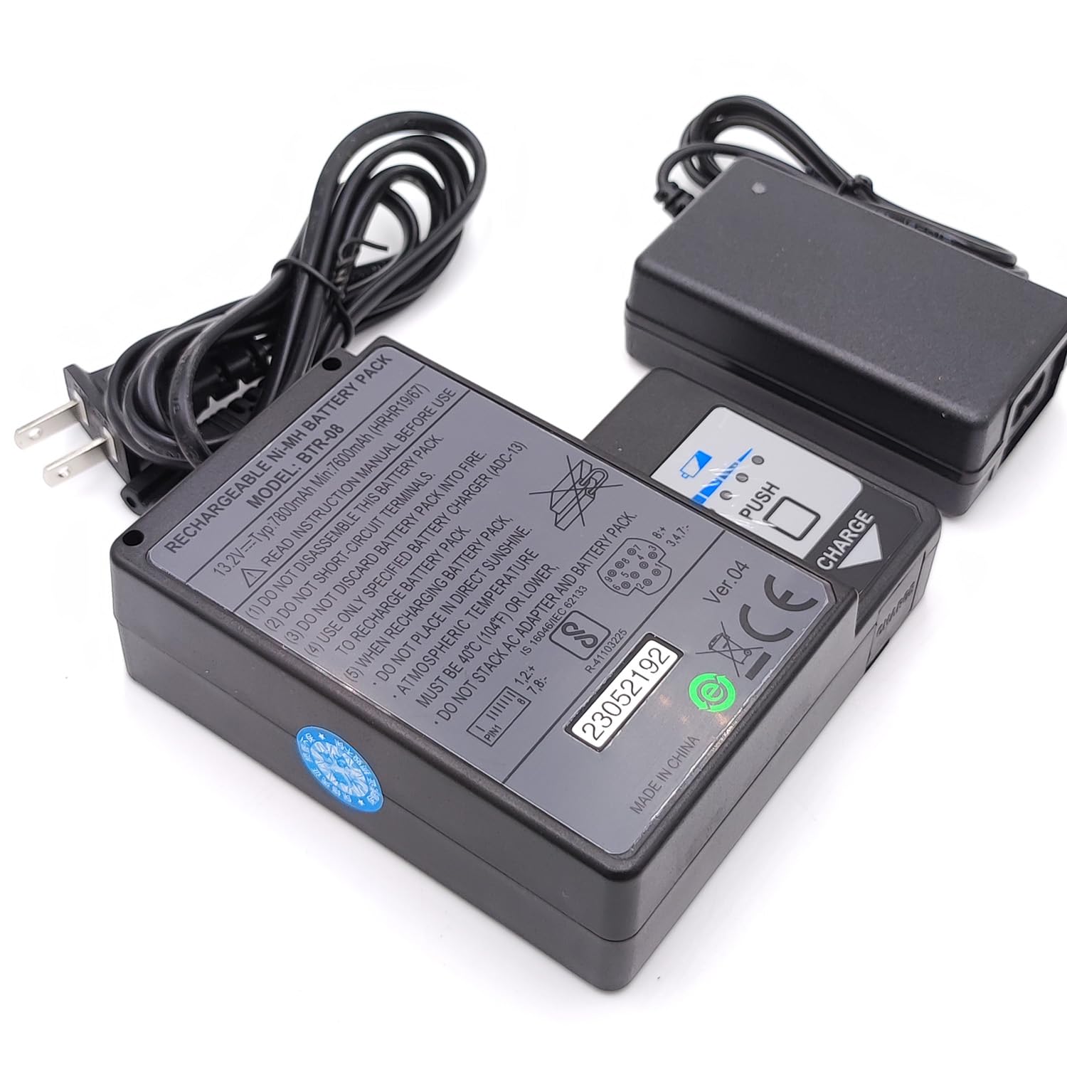 SHENYANG 7800mAh 13.2V Battery Pack for BTR-08 Fujikura Fusion Splicer FSM-60S 18S 60R with Charger