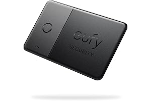 eufy Security by Anker SmartTrack Card (Black, 1-Pack) | Works with Apple...