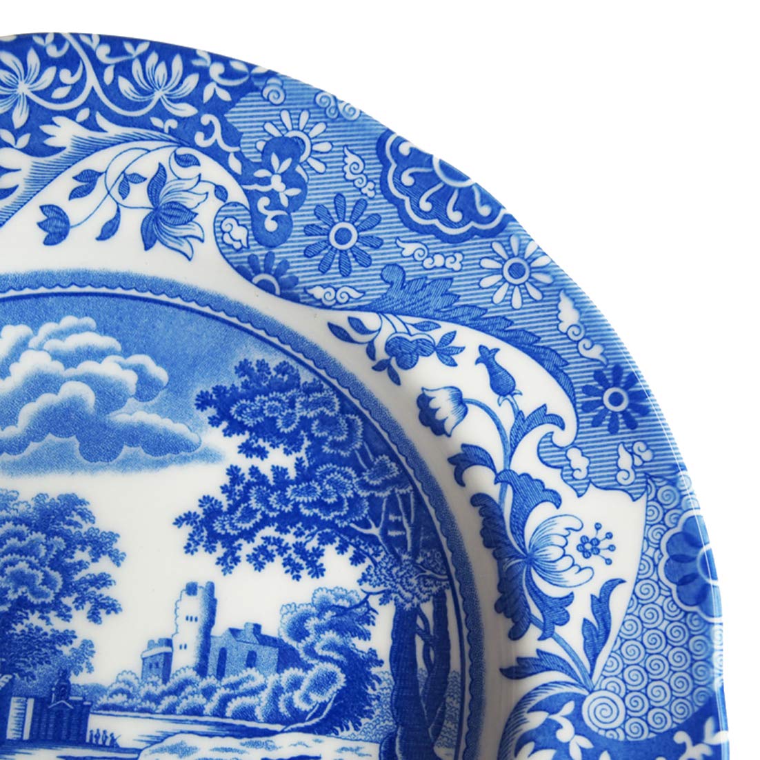 Amazon.co.jp: スポード(Spode) 中皿 ブルー 23cm ブルーイタリアン
