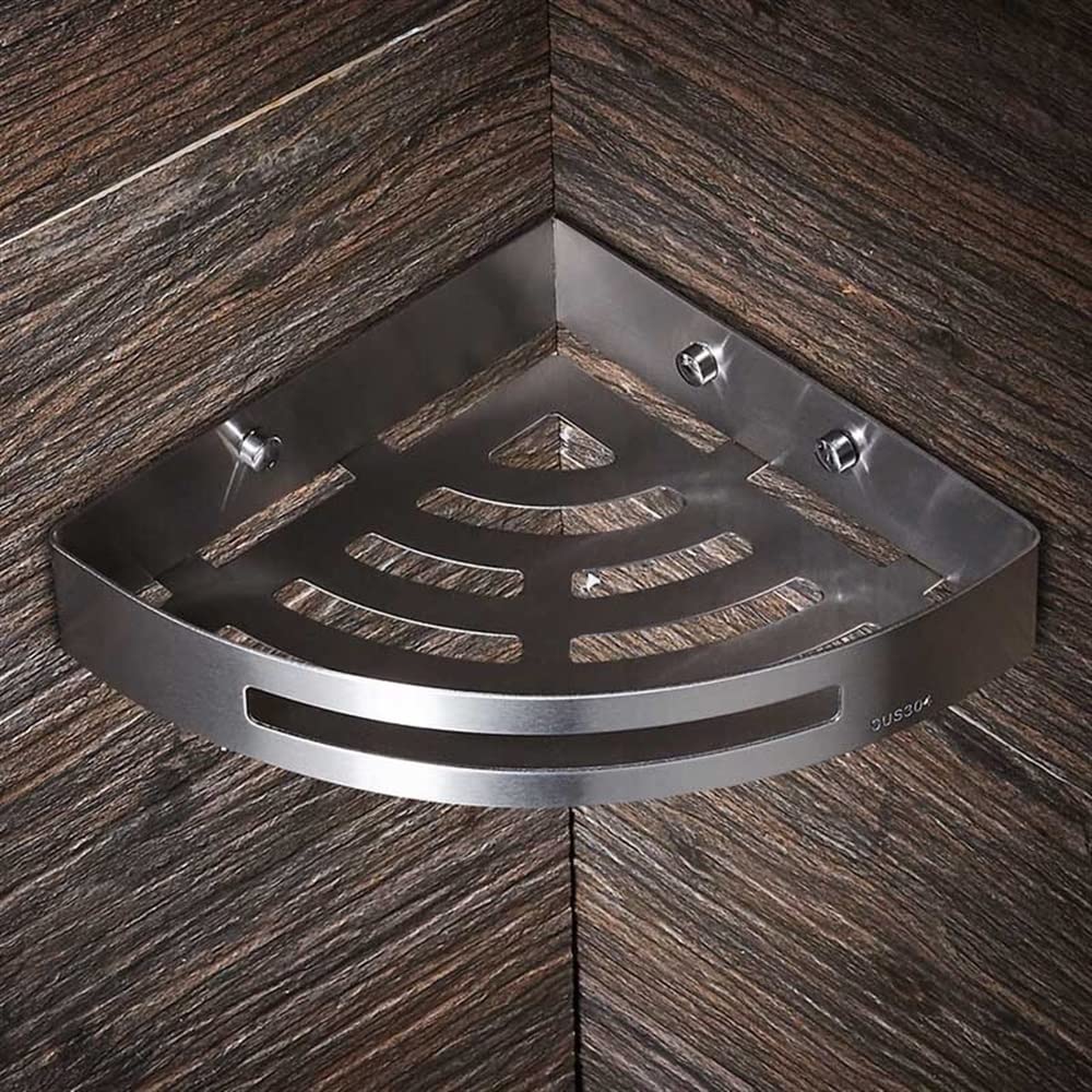 Étagère de salle de bain d'angle antirouille pour éliminer le désordre mural