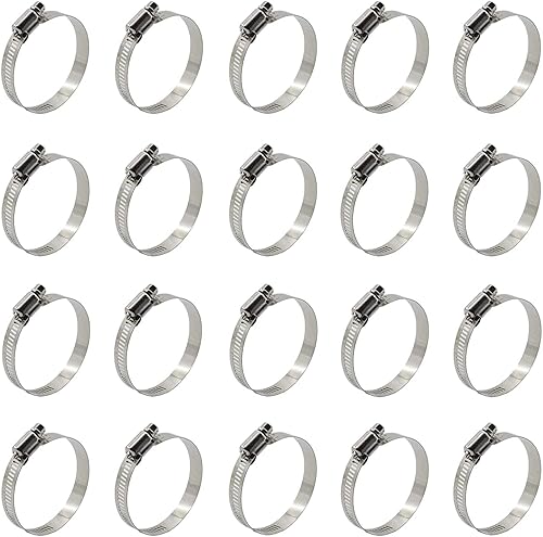 Miniatura 12 de 20 abrazaderas de cable, abrazaderas ajustables de acero inoxidable 304 para conductos, abrazadera de tubo, abrazadera de conducto de aire