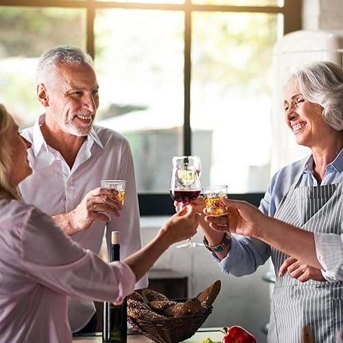 Miniatura 6 de Hushee 300 vasos de chupito de plástico de 2 onzas, desechables, regalos de fiesta de cumpleaños 60 para hombres y mujeres, suministros de