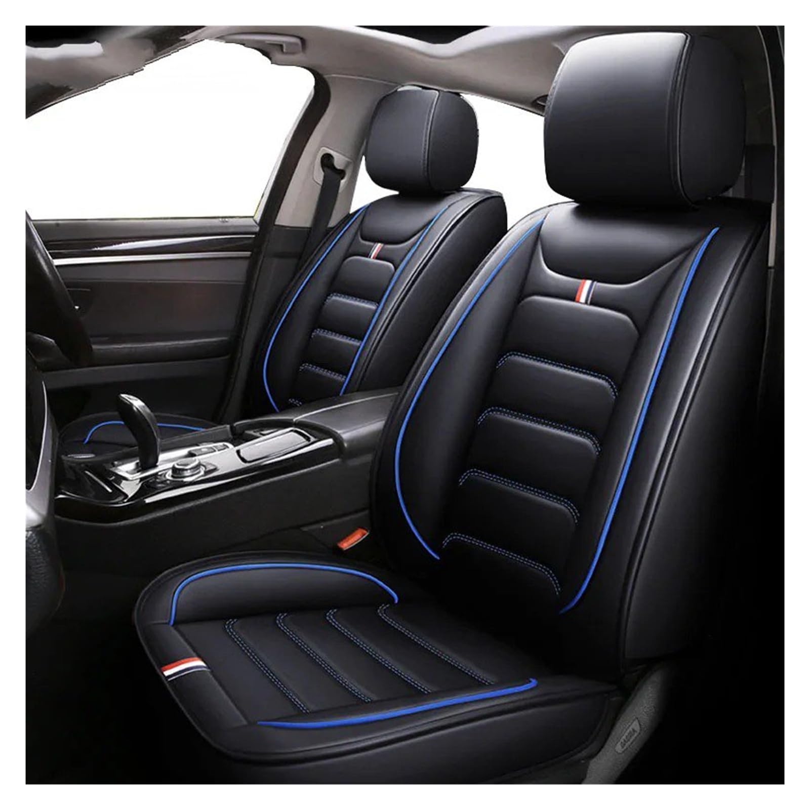 Autositzbezüge Für Foton Tunland Midi GT IM6 IM8 IX5 IX7 F9SUV G9SUV G5 G7 G9 V3 V5 Autositzbezug Autozubehör Innenausstattung (1 Sitz)(Black Red)