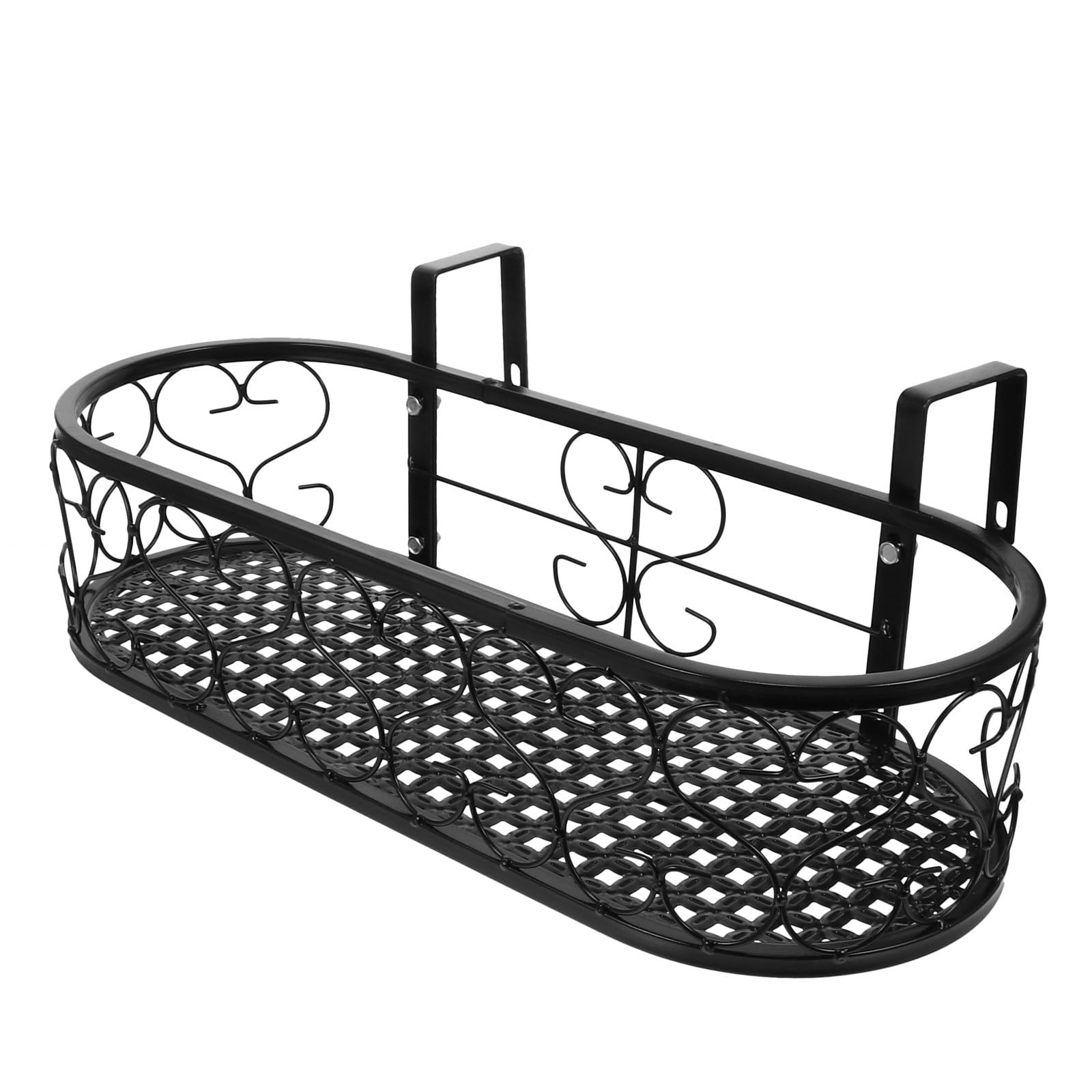 Porte-fleurs rustproof suspendu Homoyoyo en fer forgé résistant au gel