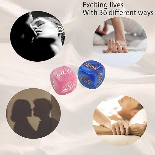 Miniatura 2 de Juego de dados románticos traviesos para adultos, parejas, divertido juego de dados para parejas, para aniversario, día de San Valentín, regalo de