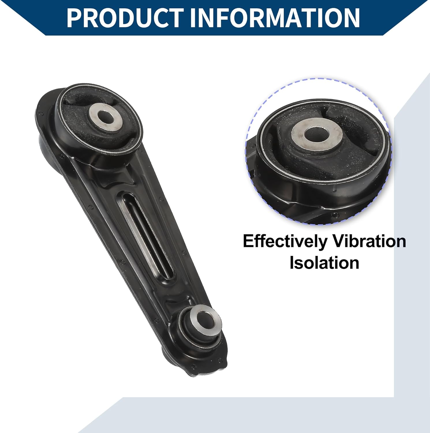 No.11360JD00A Engine Motor Mount for Nissan Rogue 2008-2015 for Nissan Sentra 2007-2012 / Rear Torque Strut Mount/Vibration Isolation / 1 Pcs