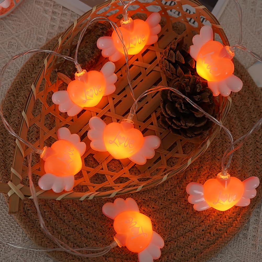 Guirlande Lumineuse, Guirlande Lumineuse créative, veilleuse Lumineuse à LED, lumières Blanches Chaudes décoration de fête/Anniversaire/Mariage/Noël