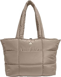 adidas Unisex Quilted Tote – Puffer Shoulder Bag