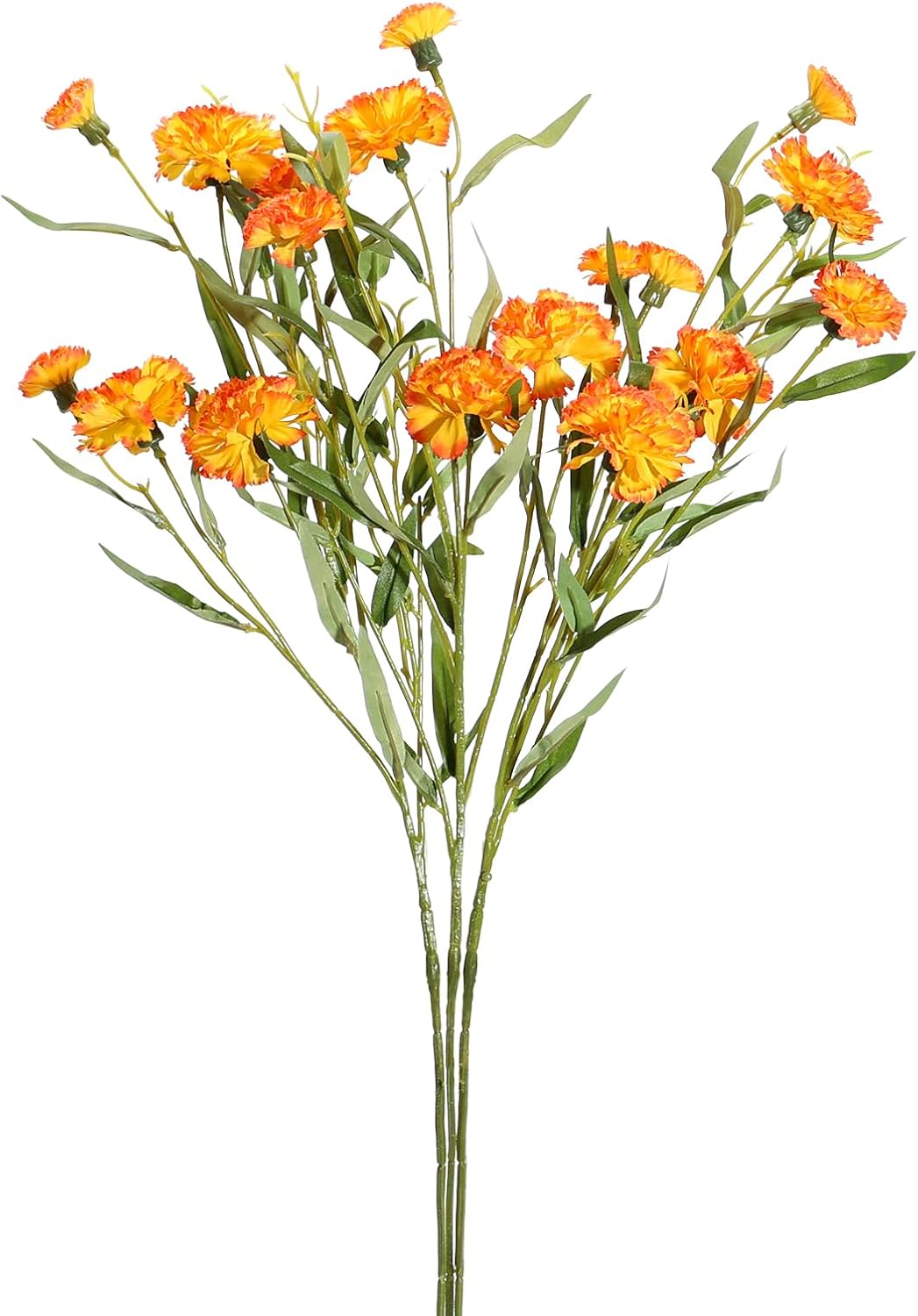 Artificial Flowers for Decoration Fake Flowers, 3 Packs 36 Dianthus Caryophyllus