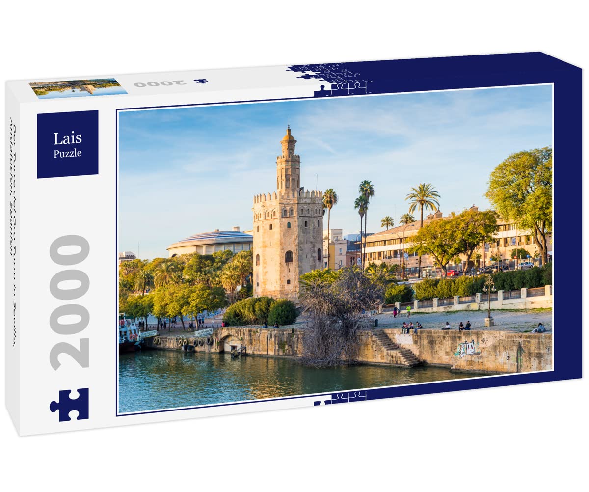 Lais Puzzle Torre del Oro en Sevilla, Andalucía, España 2000 Piezas