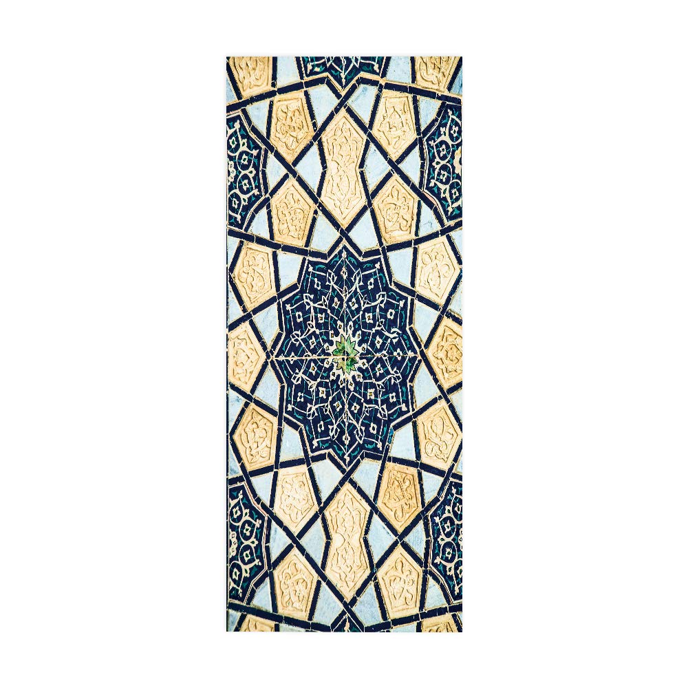 Sticker Porte Trompe l'oeil Intérieure 3D Mandala | Décoration Murale PVC 95x215