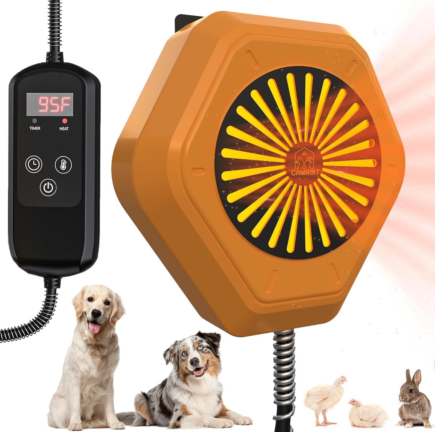 Amazon.com: 800W Dog House Heater, Pet House Heater with Over Heat
