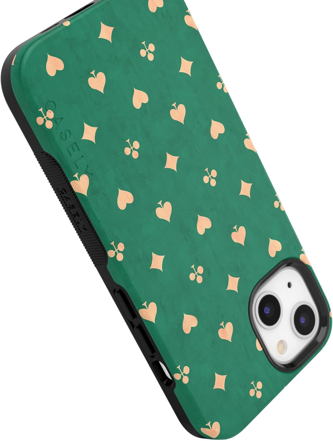 Casely iPhone 13 Case | Royal Flush | French Deck | Bold Protective Design | Compatible with MagSafe