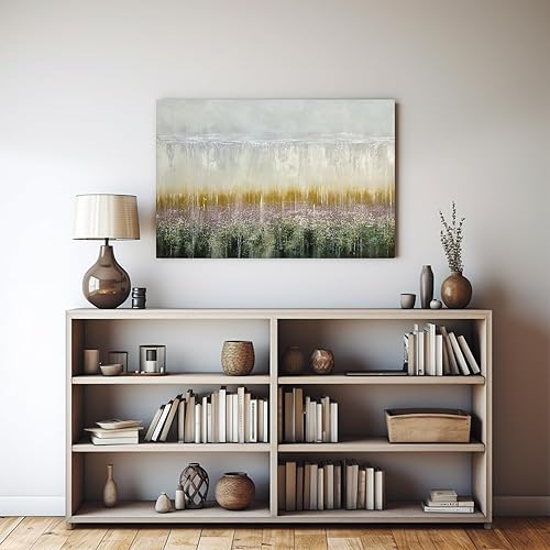 Miniatura 90 de Lienzo artístico para pared, pinturas de arte abstracto, fantasía azul, grafiti colorido sobre fondo blanco; decoración artística moderna para sala