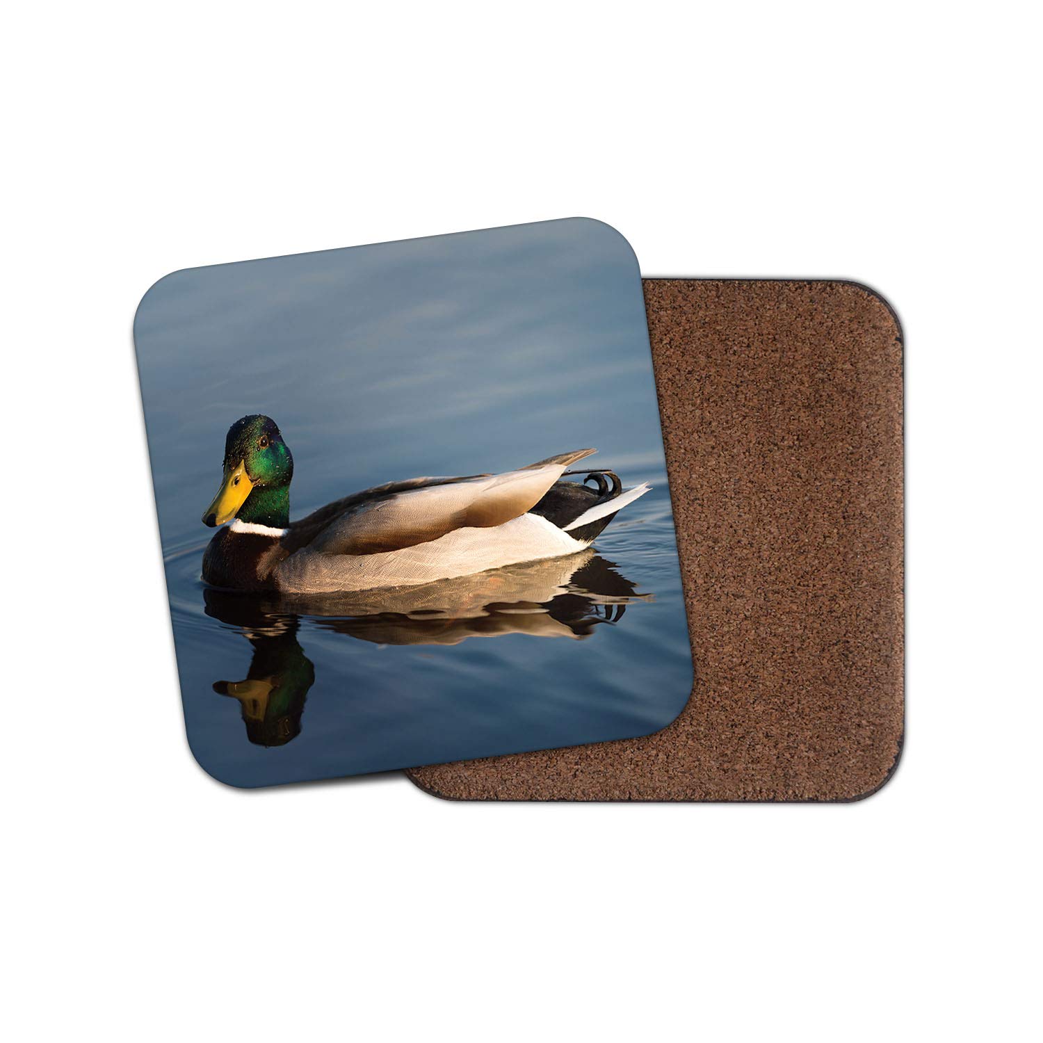 1 x Mallard Duck Coaster - Ducks Pond Lake Dad Brother Uncle Fun #14214