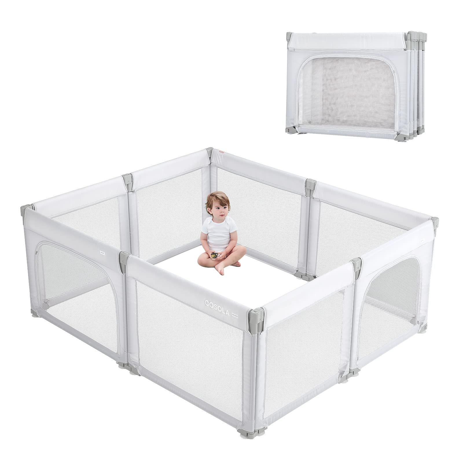 Buy Baby Playpen Foldable Play Pens for Babies and Toddlers,Safety Baby