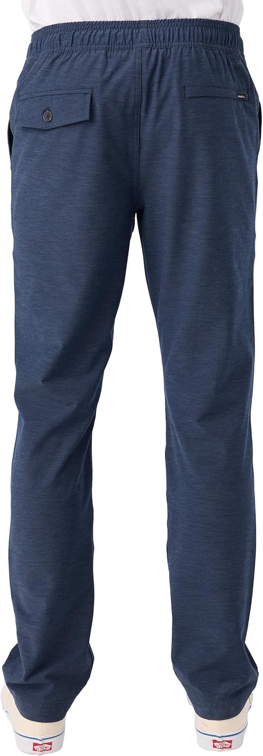 O'NEILL Men's Venture Hybrid Pant - Comfortable Straight Leg Pants for Men with Elastic Waist and Pockets