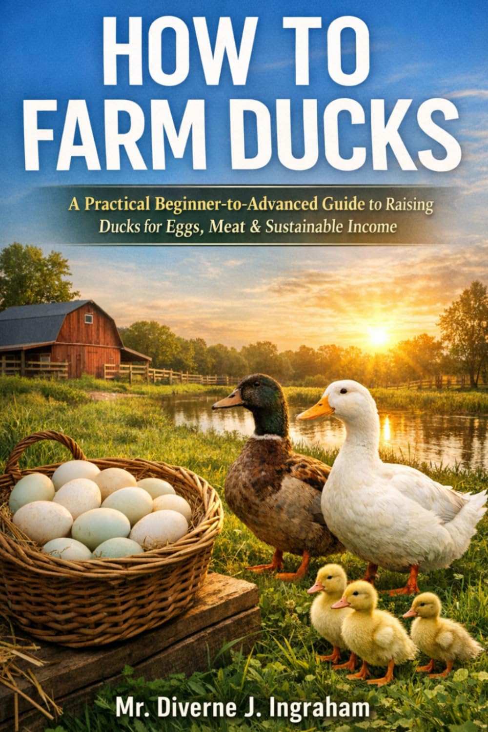 HOW TO FARM DUCKS: A Practical Beginner-to-Advanced Guide to Raising Ducks for Eggs, Meat & Sustainable Income