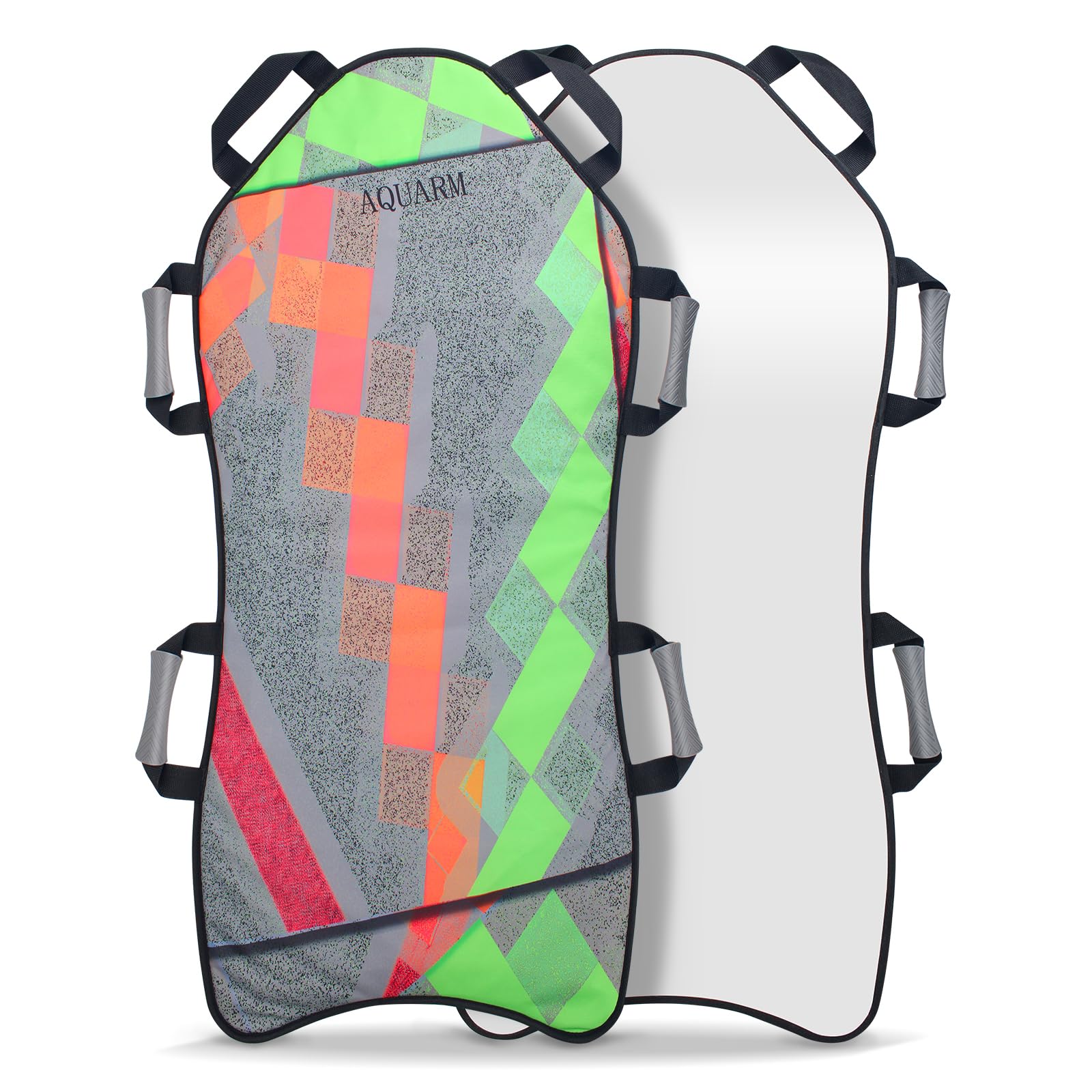 Foldable Snow Sled, Fits 2 Children or 1 Adult, Lightweight and Portable, Strong and Durable, Sturdy Fabric Stitching, Handles with Steering, Kid's Winter Fun 45"×18"