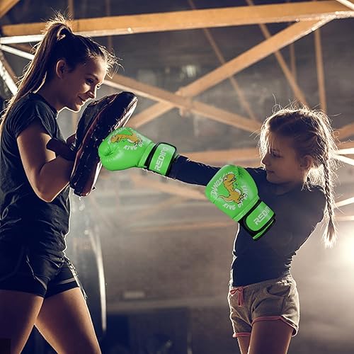 Miniatura 6 de Redipo Kids Boxing Gloves for Boys and Girls, Youth Boxing Training Gloves for Kids 3-15, 4&6OZ Punching Bag Kickboxing Thai Mitts MMA Training