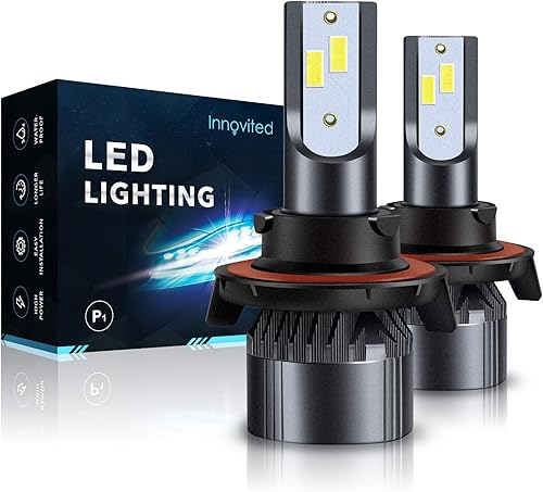 Bombillas LED H139008, 60 W, 20000 lúmenes, 6000 K, luz blanca brillante o luces antiniebla, impermeable, instalación rápida, paquete de 2