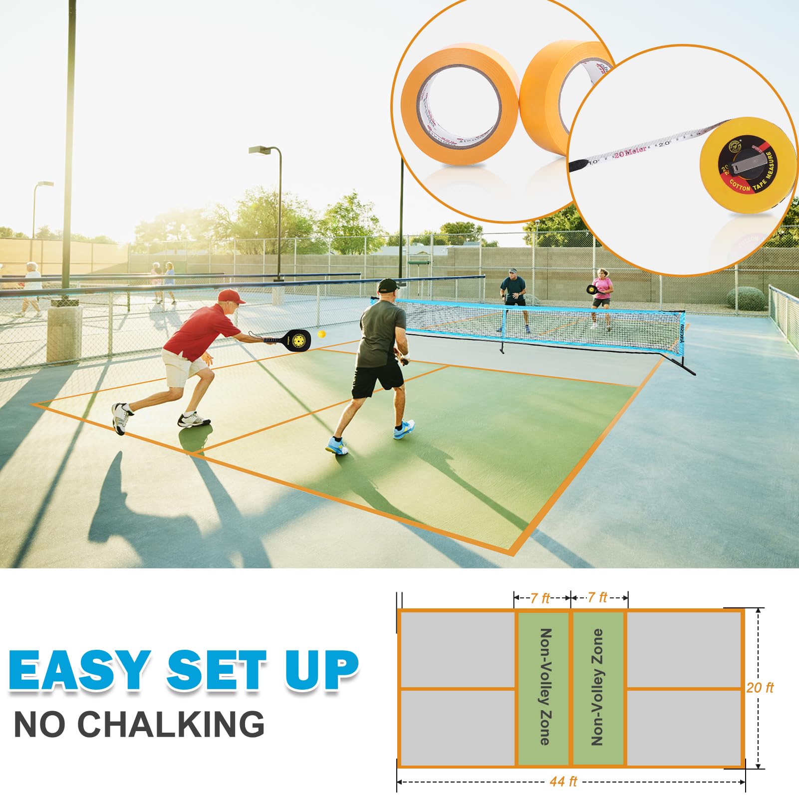 Pickleball Paddelschläger - Amicoson Pickleball Schläger Set mit 4 Paddeln, Indoor & Outdoor Pickleball Paddel Set mit 4 Holz Ergonomisch Kissen Griff, 8 Pickleball Bälle & 1 Tragetasche