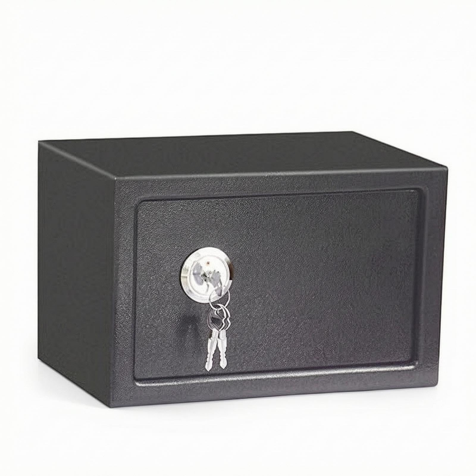 Lock Box with Keys Lockable Lock Box Metal Key Cabinet for Office, Home Black 20k-image-16